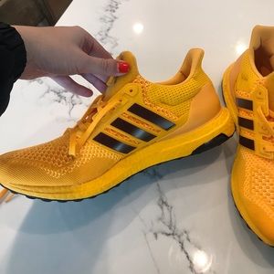 Arizona State University (ASU) Adidas Ultra boost shoes.